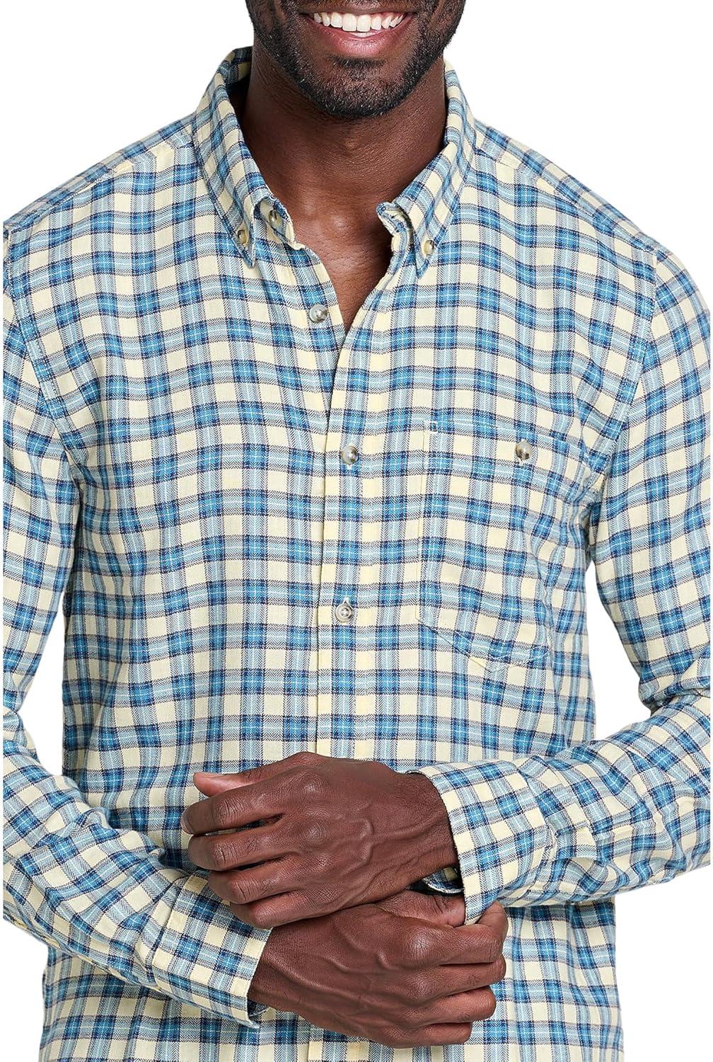 image:imageToadampCo Airsmyth Long Sleeve ShirtGlacier Small Scale Plaid