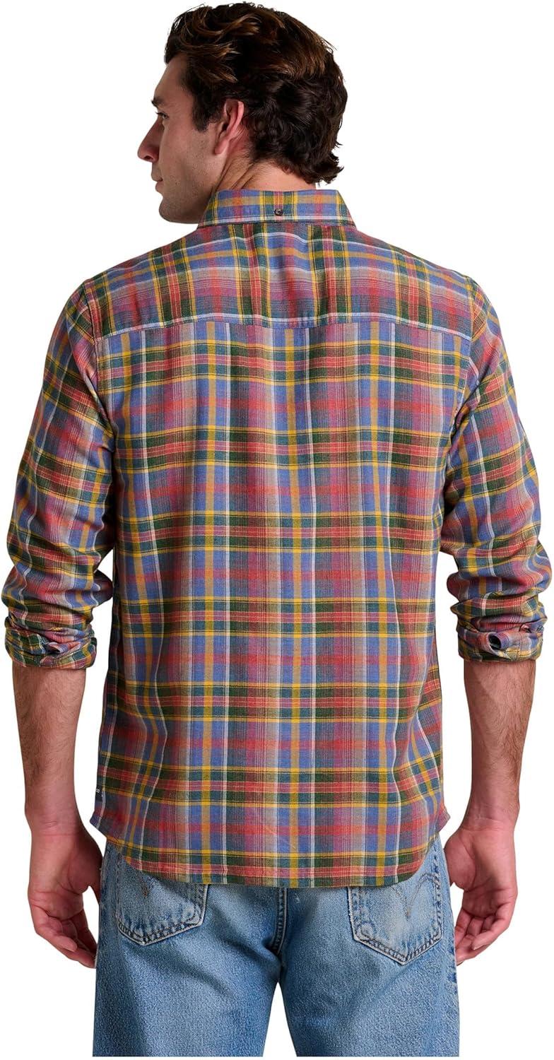 image:imageToadampCo Airsmyth Long Sleeve ShirtGold Multi Plaid