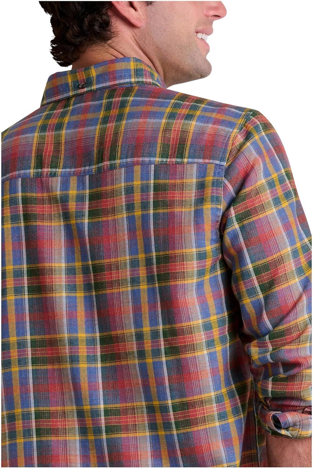 image:imageToadampCo Airsmyth Long Sleeve ShirtGold Multi Plaid