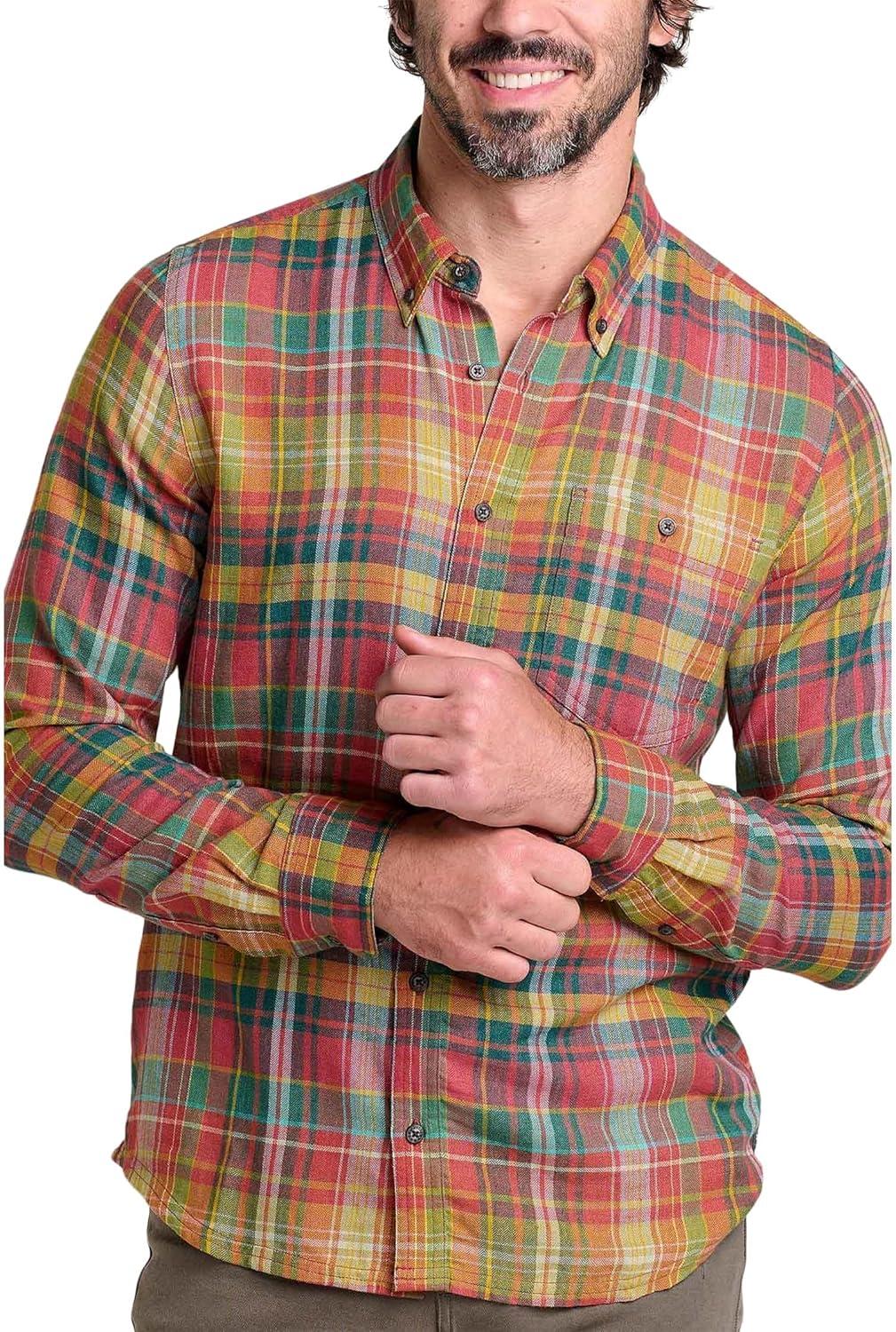 image:imageToadampCo Airsmyth Long Sleeve ShirtSundown Madras