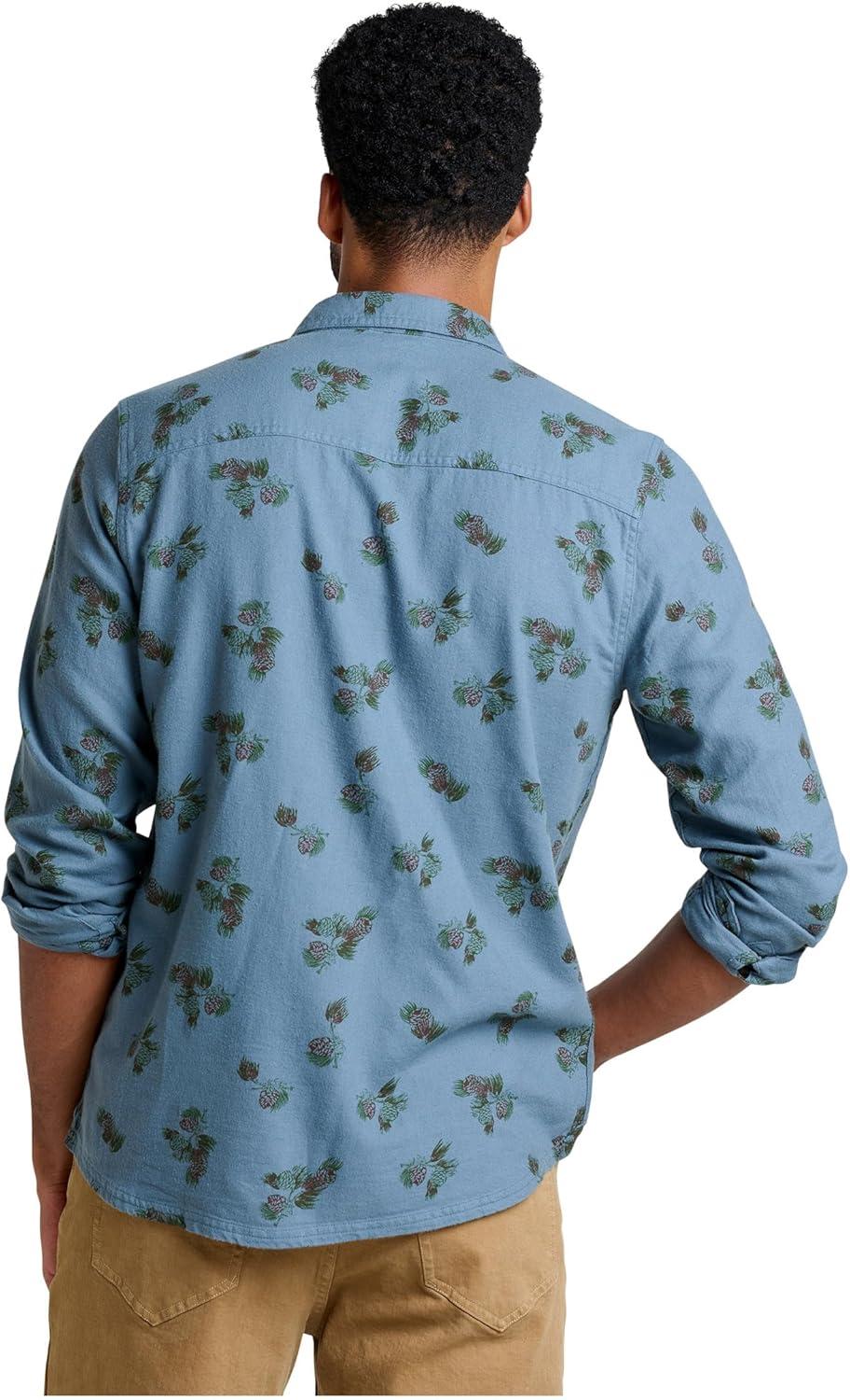 image:imageToadampCo Creekwater Long Sleeve ShirtInk Pinecone Print