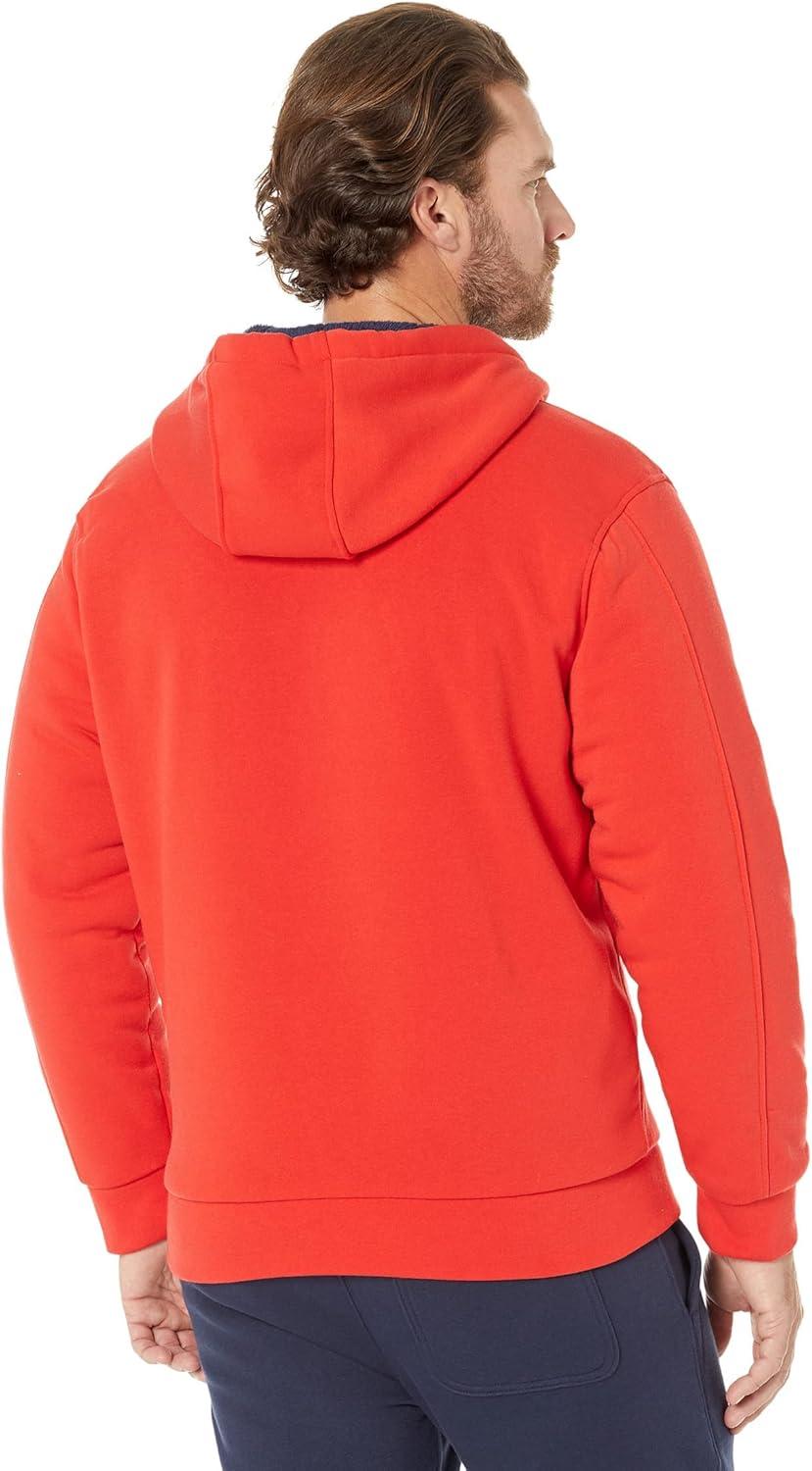 image:imageUS POLO ASSN Embossed Wordmark Sherpa HoodieEngine Red