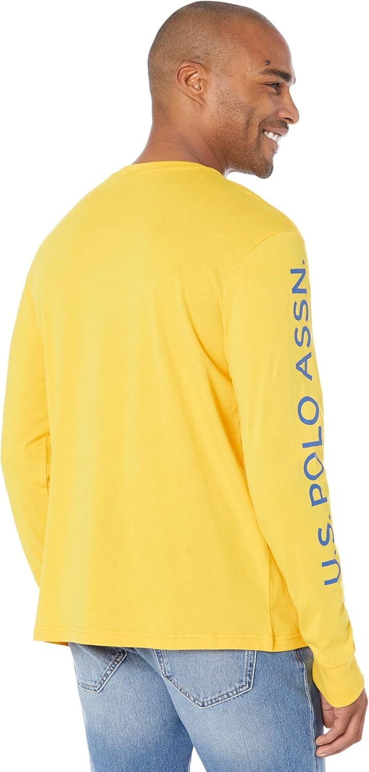 image:imageUS POLO ASSN PRINTED LOGO TSHIRTOld Gold