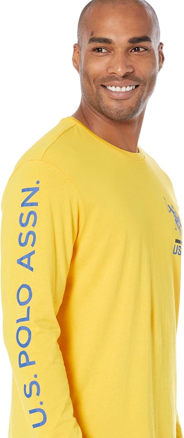 image:imageUS POLO ASSN PRINTED LOGO TSHIRTOld Gold