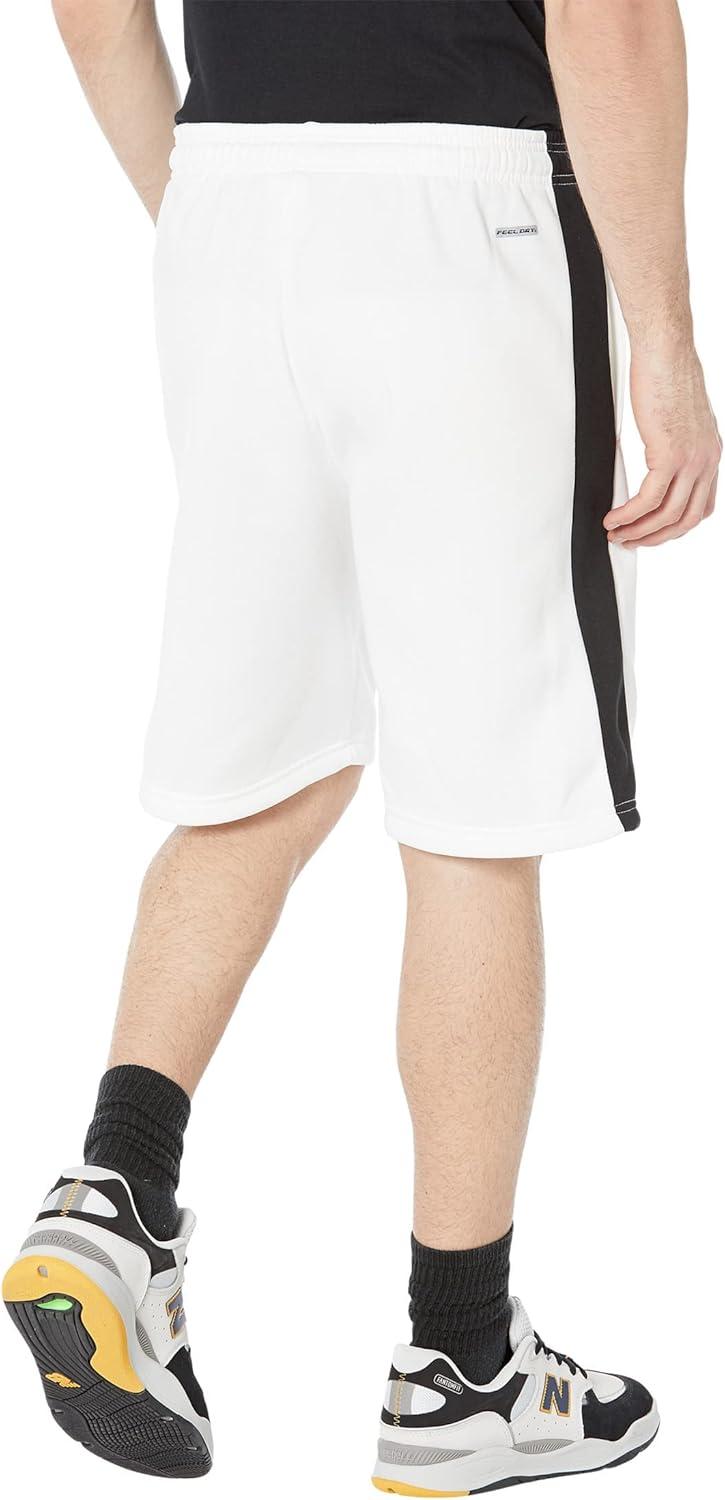 image:imageUS POLO ASSN Side Panel Wordmark Shorts Heather Light Gray SMWhite