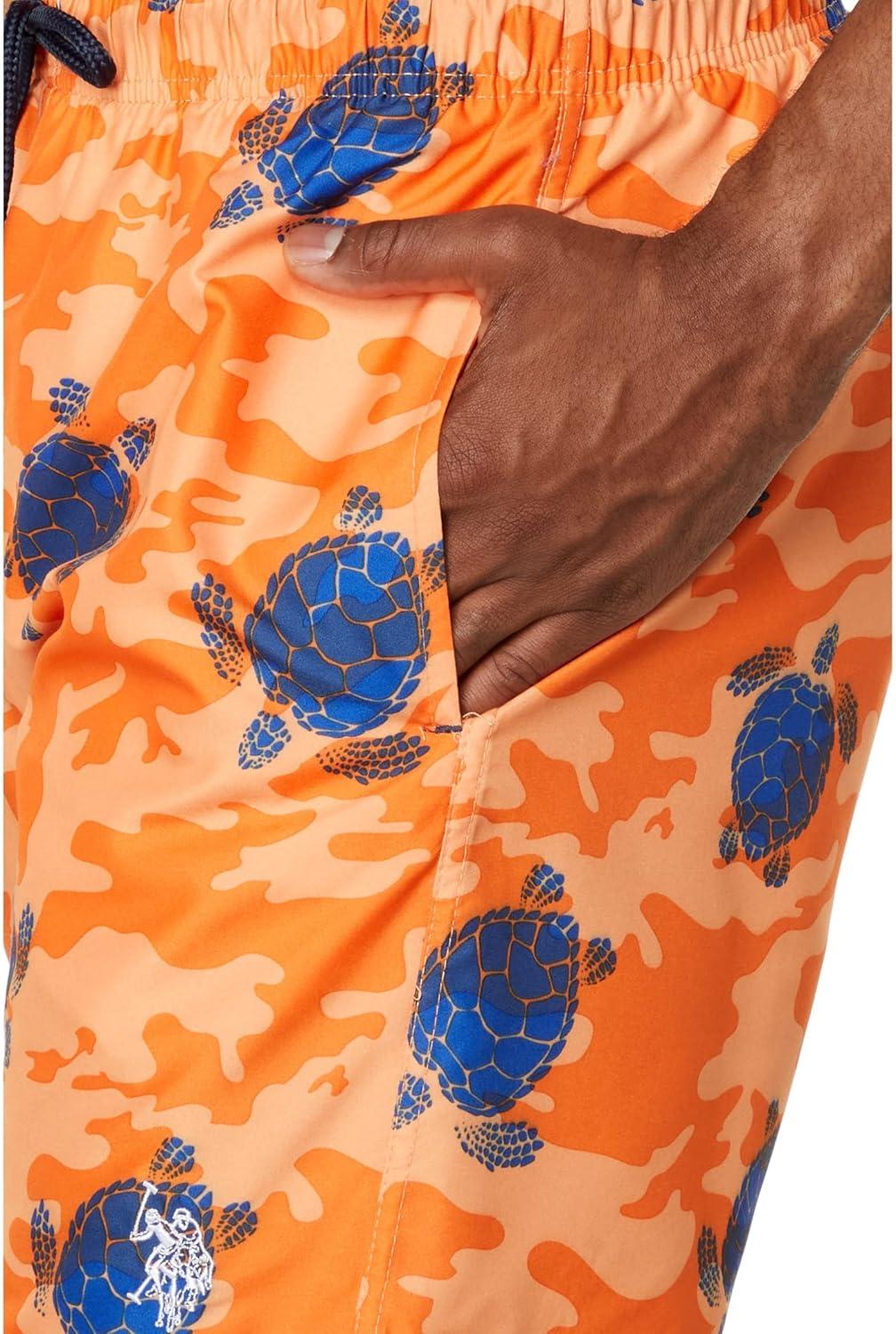 image:imageUS POLO ASSN Turtle Camo Swim ShortsOrangina