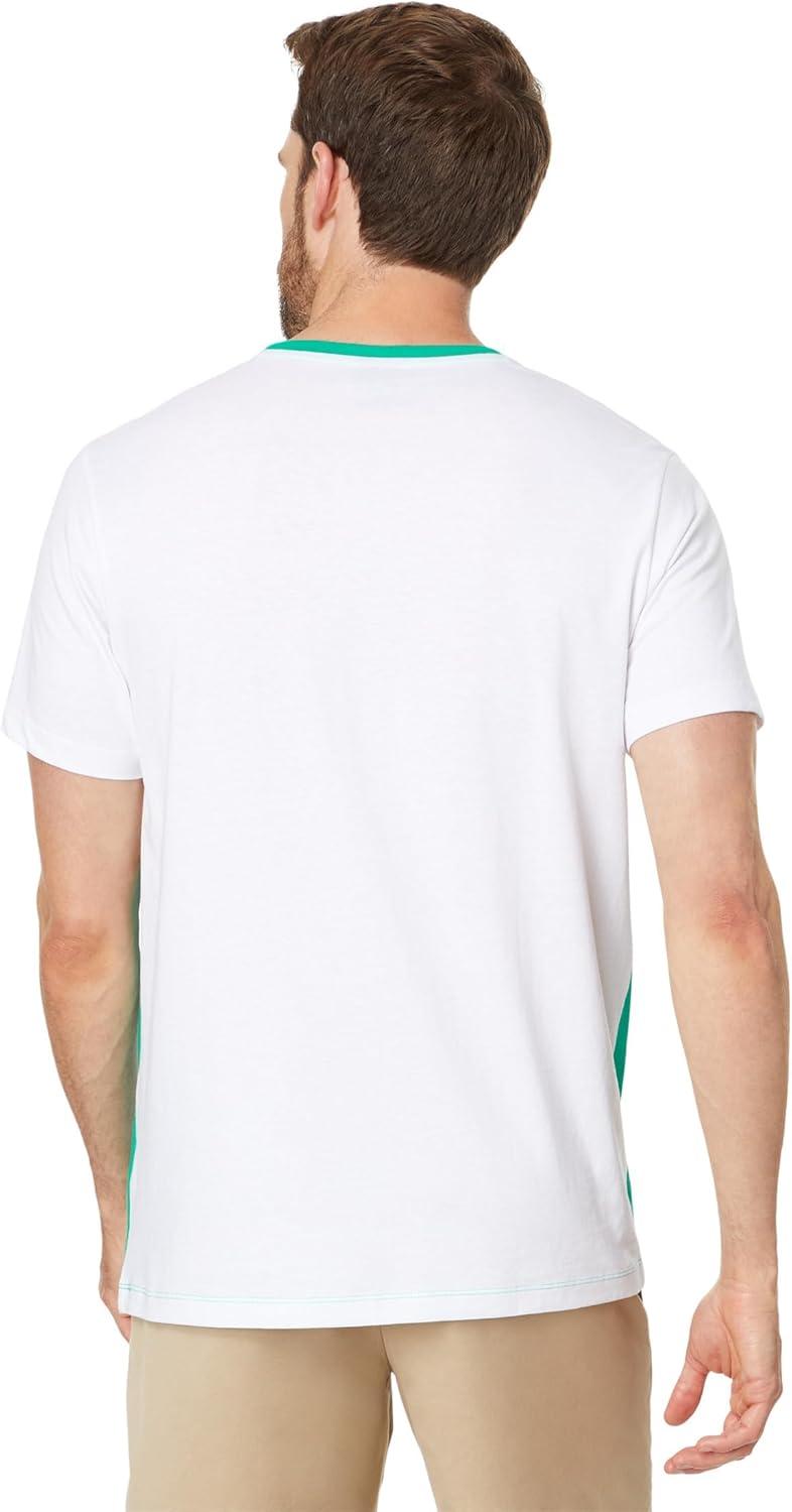 image:imageUS Polo ASSN Mens Short Sleeve Colorblock Crew Neck Jersey Tee ShirtEmerald Circus