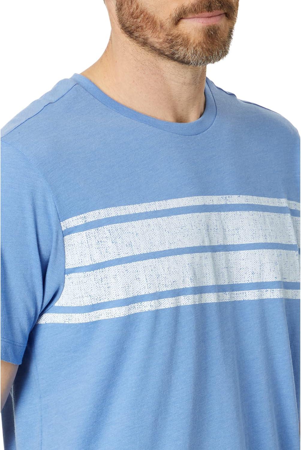 image:imageUS Polo Assn Chest Stripe Crew Neck TeePalace Blue Heather