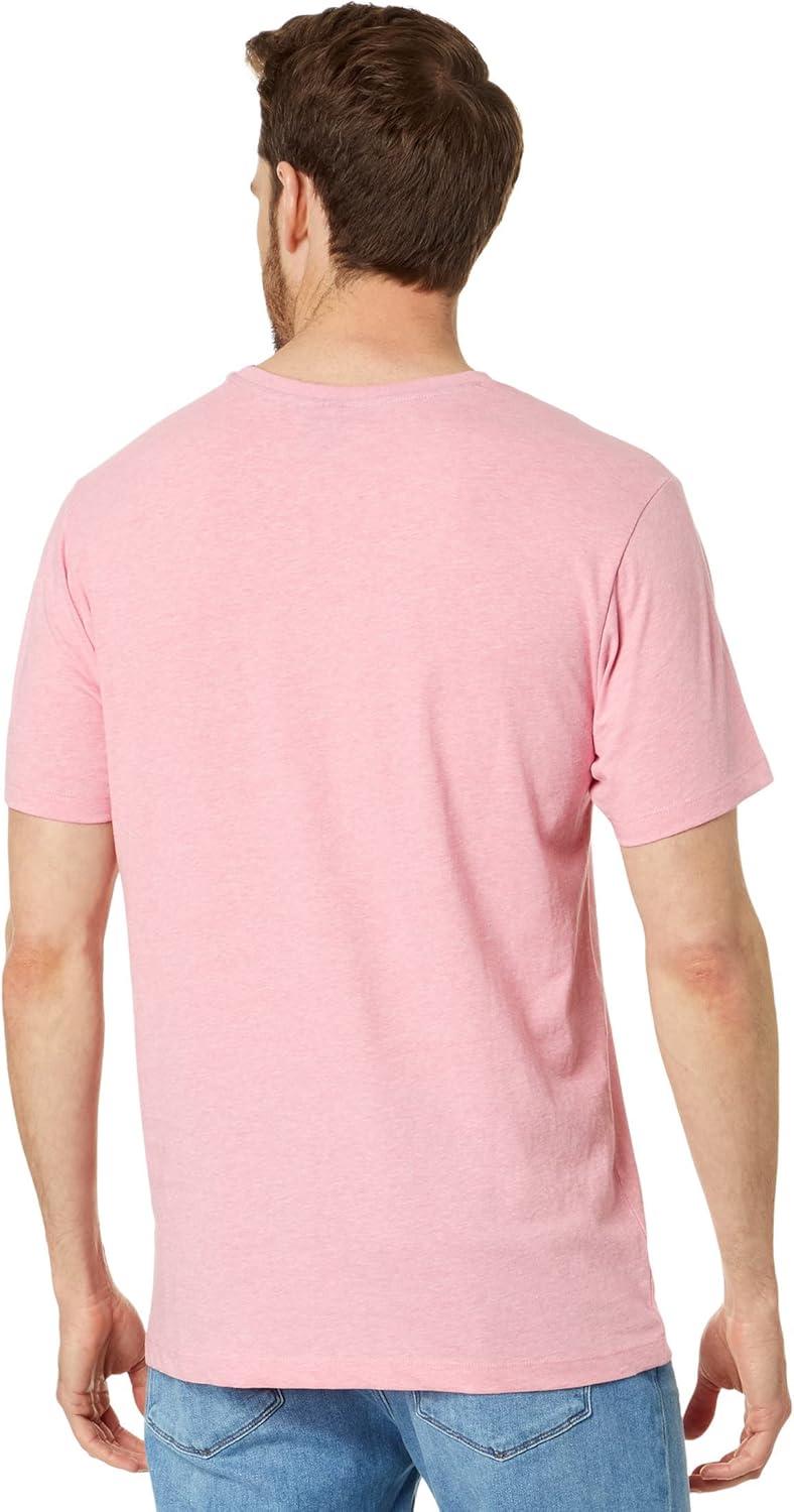 image:imageUS Polo Assn Chest Stripe Crew Neck TeePink Sunset Heather