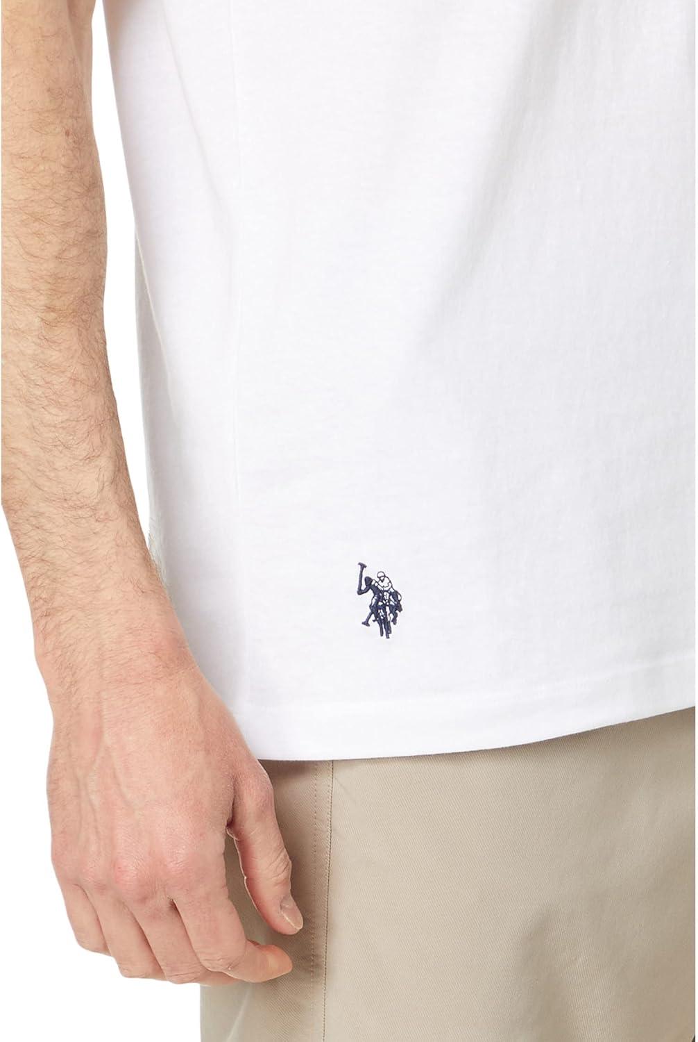 image:imageUS Polo Assn Chest Stripe Crew Neck TeeWynwood Teal