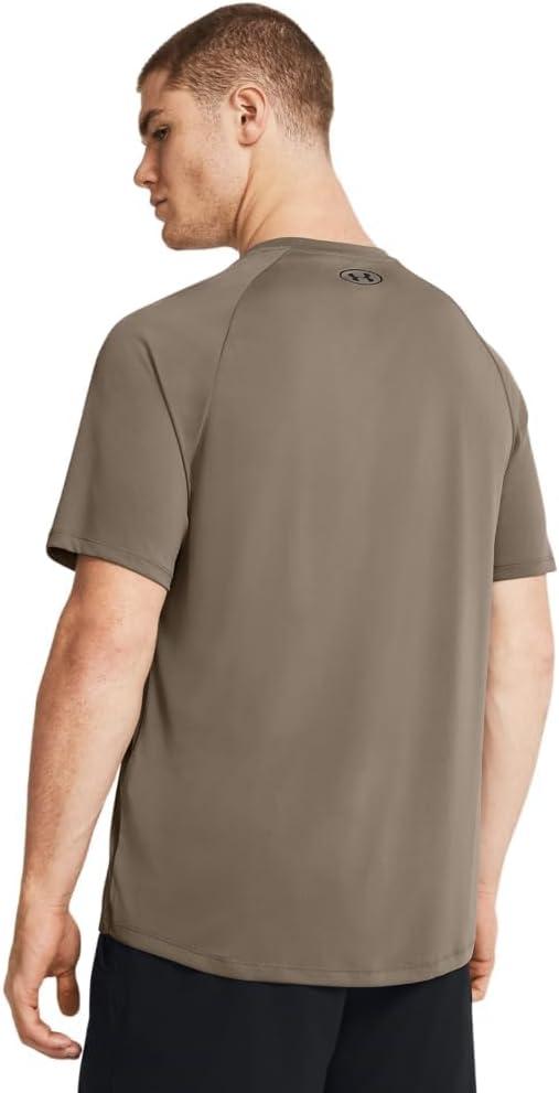 image:imageUnder Armour Mens Tech 20 ShortSleeve TshirtShirt200 Taupe Dusk Black