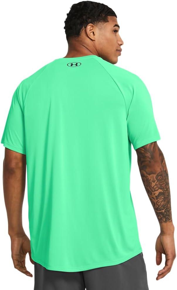 image:imageUnder Armour Mens Tech 20 ShortSleeve TshirtShirt300 Vapor Green Black