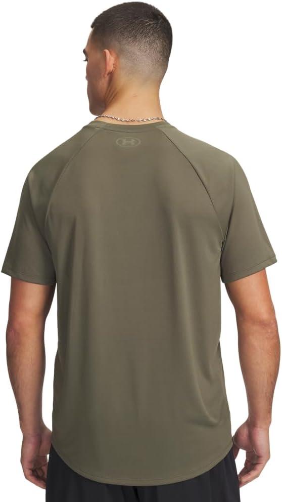 image:imageUnder Armour Mens Tech 20 ShortSleeve TshirtShirt391 Marine Od Green White