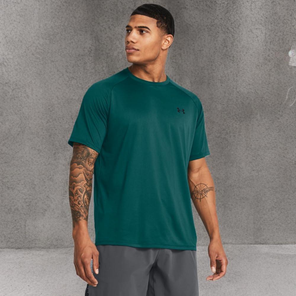 image:imageUnder Armour Mens Tech 20 ShortSleeve TshirtShirt449 Hydro Teal Black