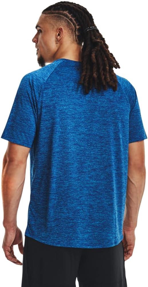 image:imageUnder Armour Mens Tech 20 ShortSleeve TshirtShirt471 Blue Mirage Black