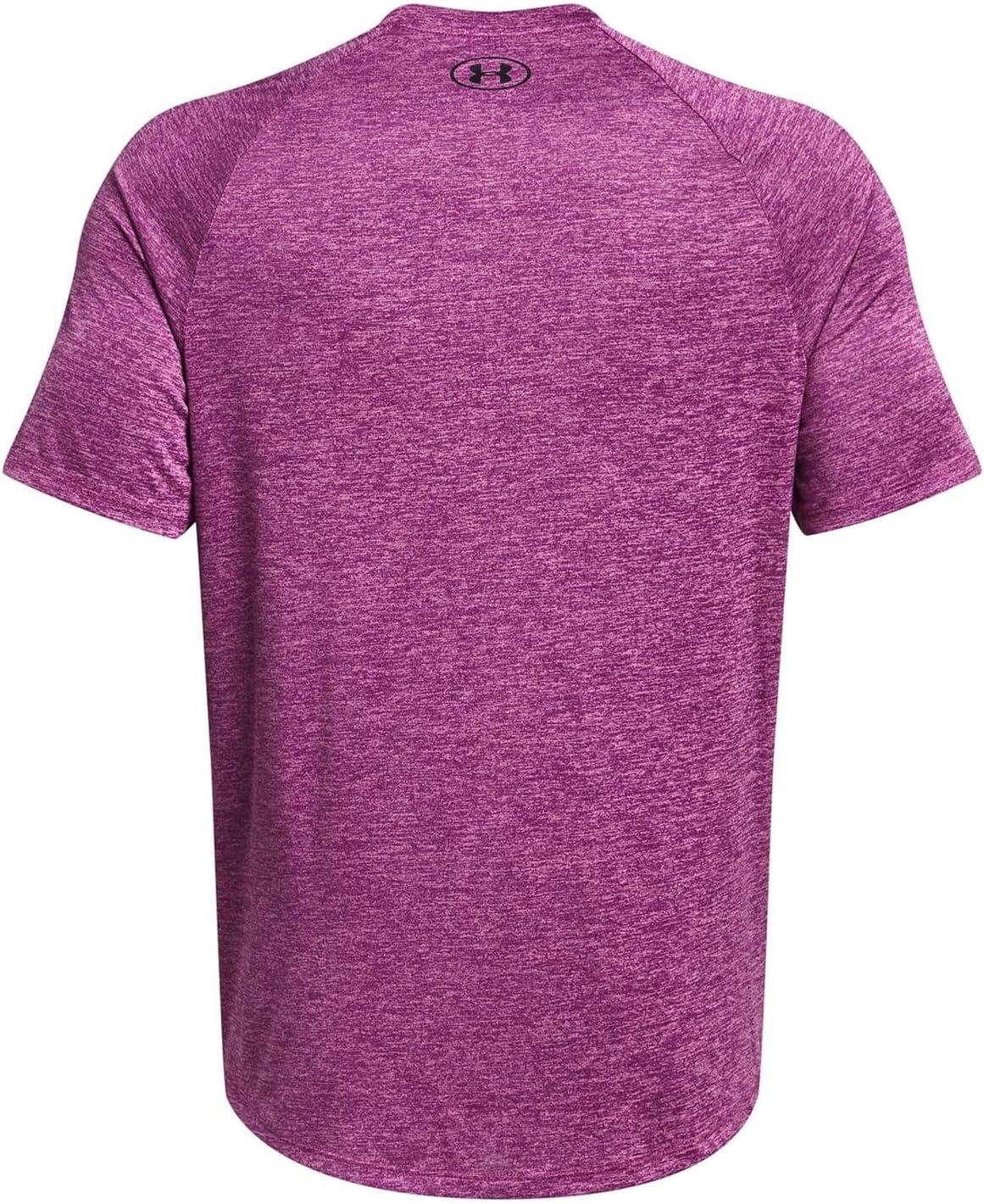 image:imageUnder Armour Mens Tech 20 ShortSleeve TshirtShirt573 Mystic Magenta Black