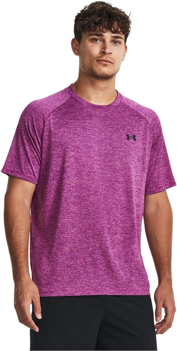 image:imageUnder Armour Mens Tech 20 ShortSleeve TshirtShirt573 Mystic Magenta Black