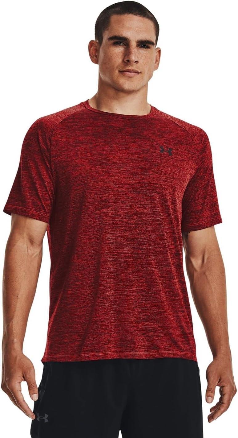 image:imageUnder Armour Mens Tech 20 ShortSleeve TshirtShirt810 Bolt Red Chestnut Red Black