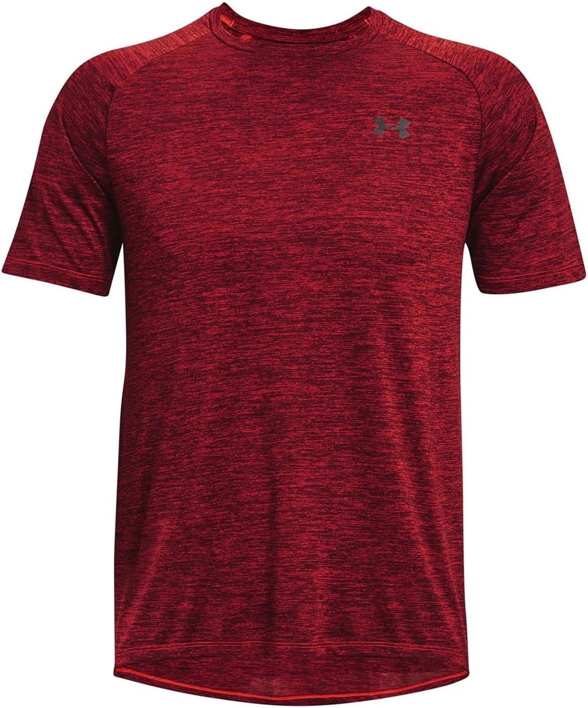 image:imageUnder Armour Mens Tech 20 ShortSleeve TshirtShirt810 Bolt Red Chestnut Red Black