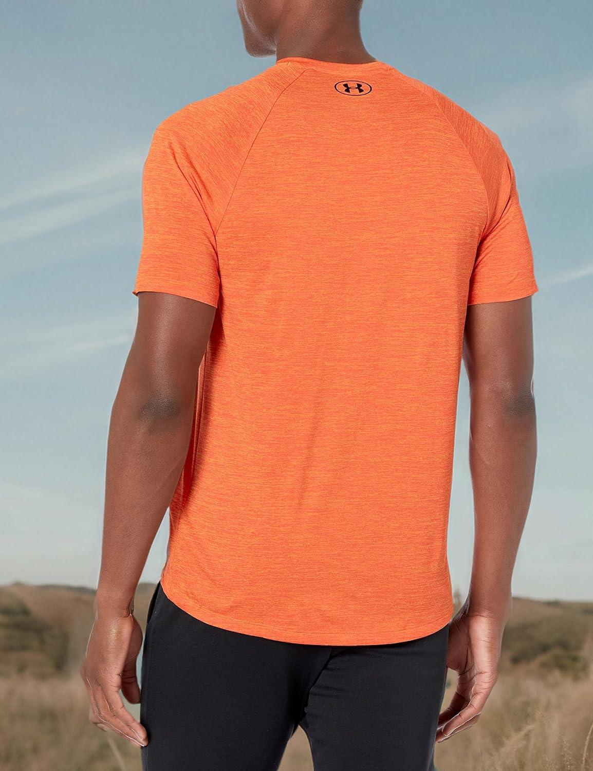 image:imageUnder Armour Mens Tech 20 ShortSleeve TshirtShirt866 Orange Blast Black