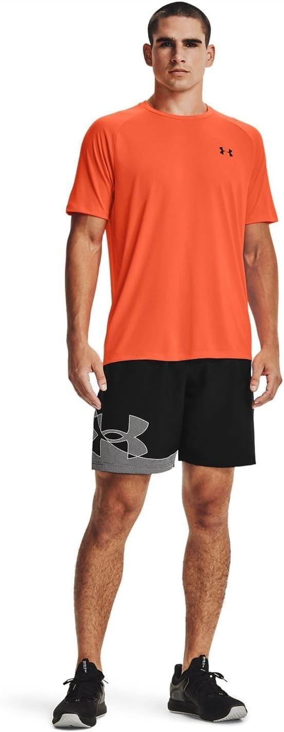 image:imageUnder Armour Mens Tech 20 ShortSleeve TshirtShirtBlaze Orange 825Black