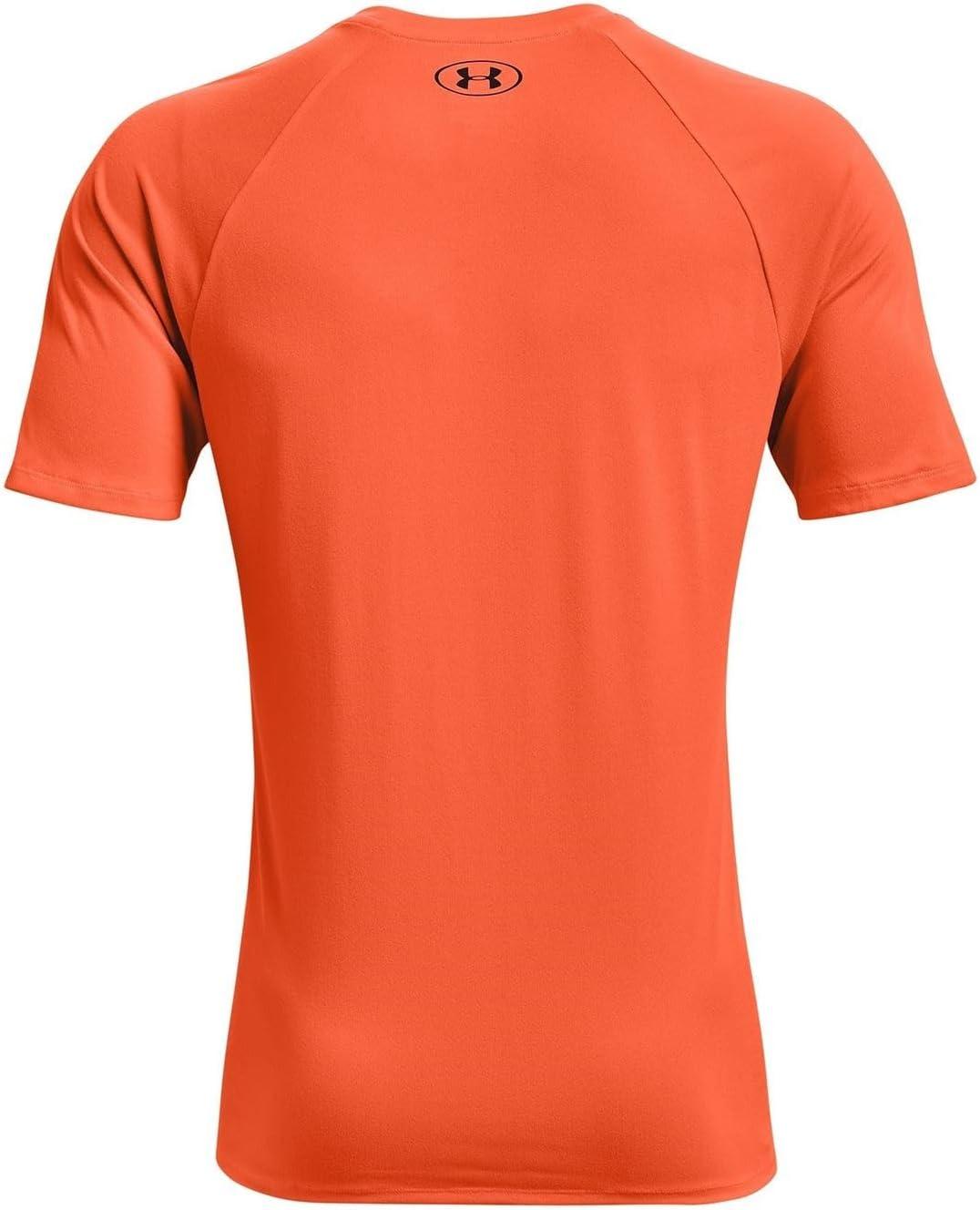image:imageUnder Armour Mens Tech 20 ShortSleeve TshirtShirtBlaze Orange 825Black