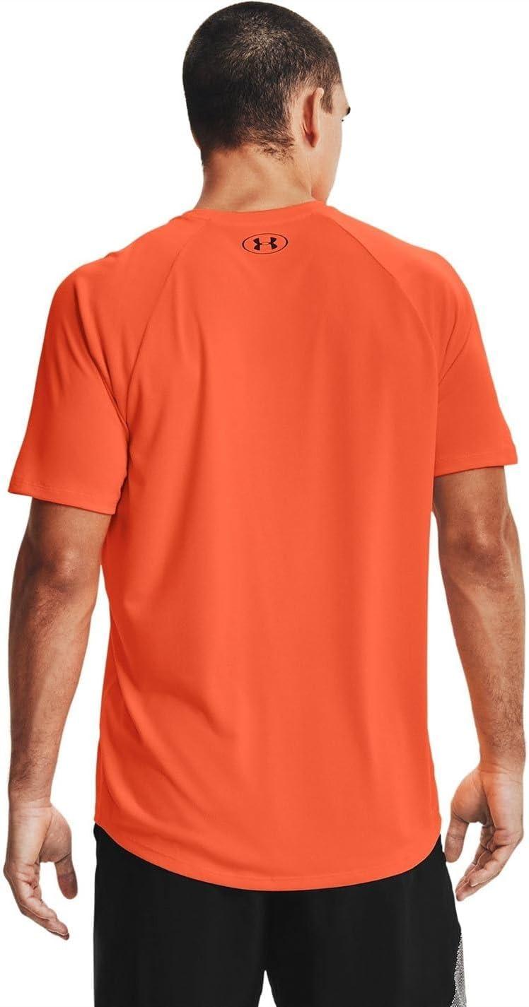 image:imageUnder Armour Mens Tech 20 ShortSleeve TshirtShirtBlaze Orange 825Black