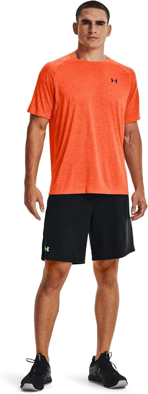 image:imageUnder Armour Mens Tech 20 ShortSleeve TshirtShirtBlaze Orange 826Black