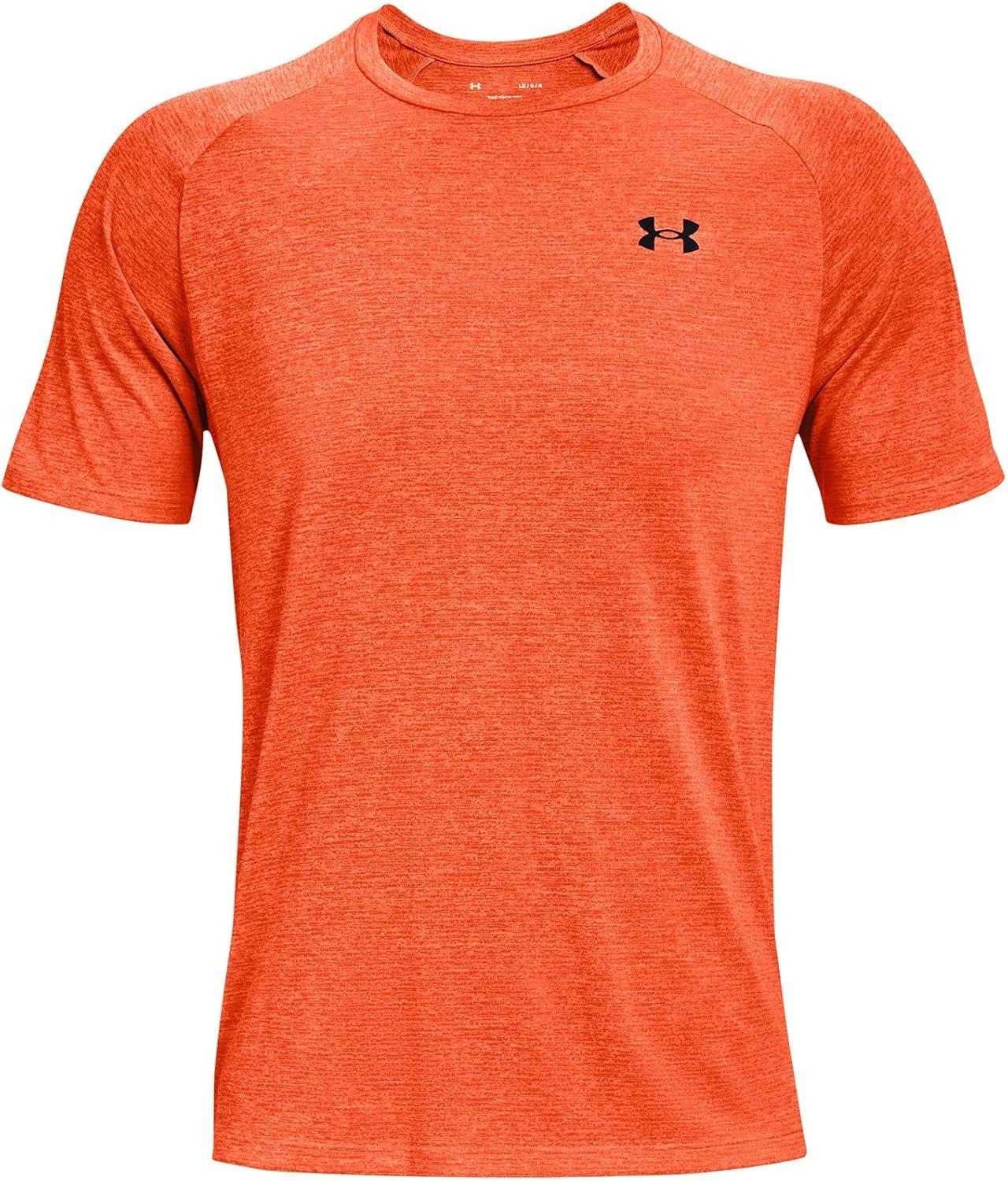 image:imageUnder Armour Mens Tech 20 ShortSleeve TshirtShirtBlaze Orange 826Black