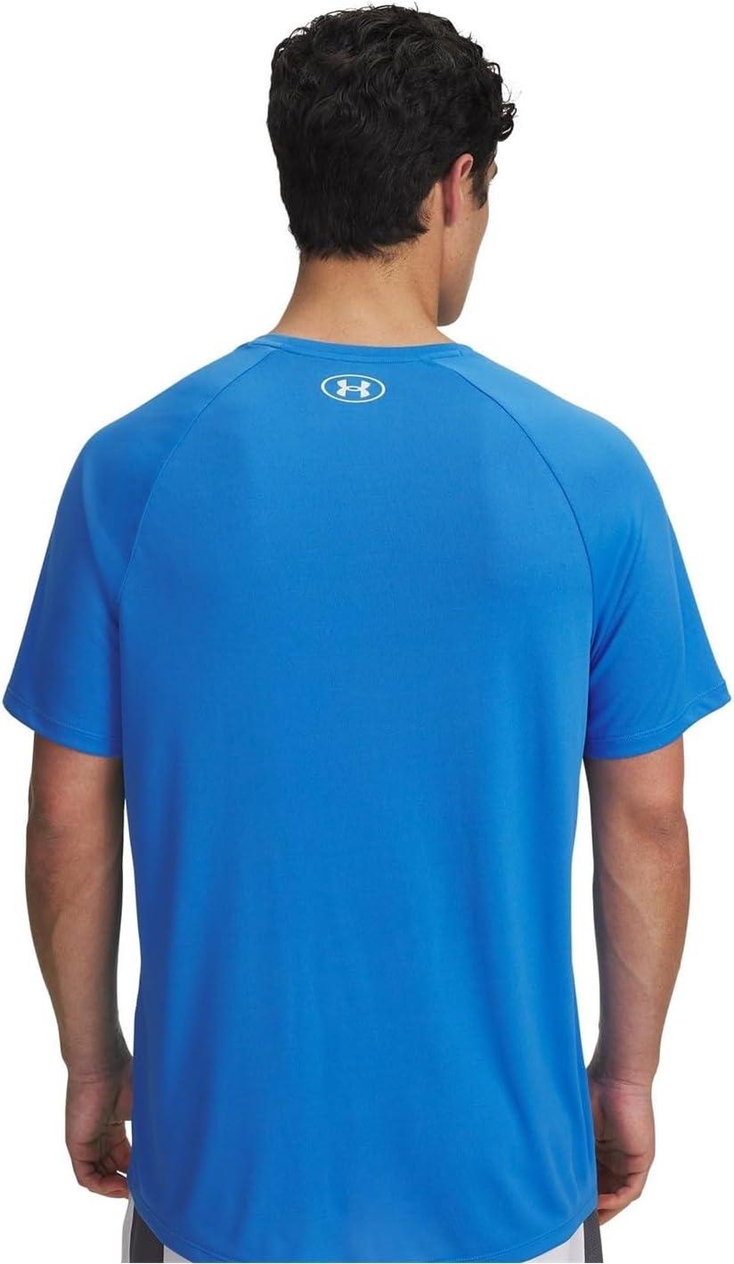 image:imageUnder Armour Mens Tech 20 ShortSleeve TshirtShirtBlue AtlantisWhite