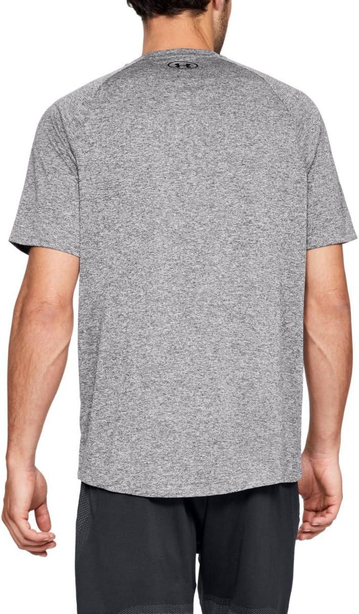 image:imageUnder Armour Mens Tech 20 ShortSleeve TshirtShirtCharcoal Light Heath 019Black
