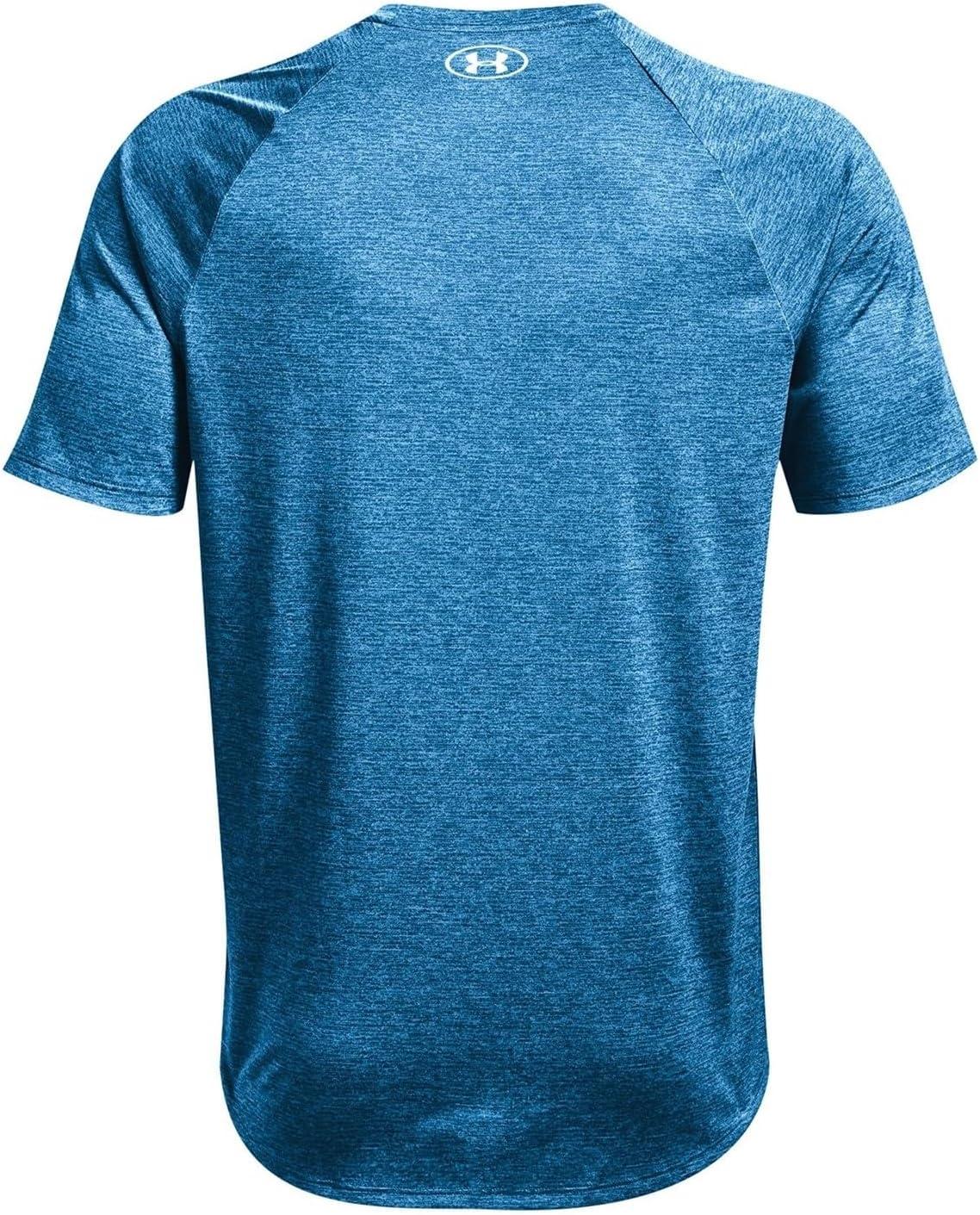 image:imageUnder Armour Mens Tech 20 ShortSleeve TshirtShirtCruise Blue 899White