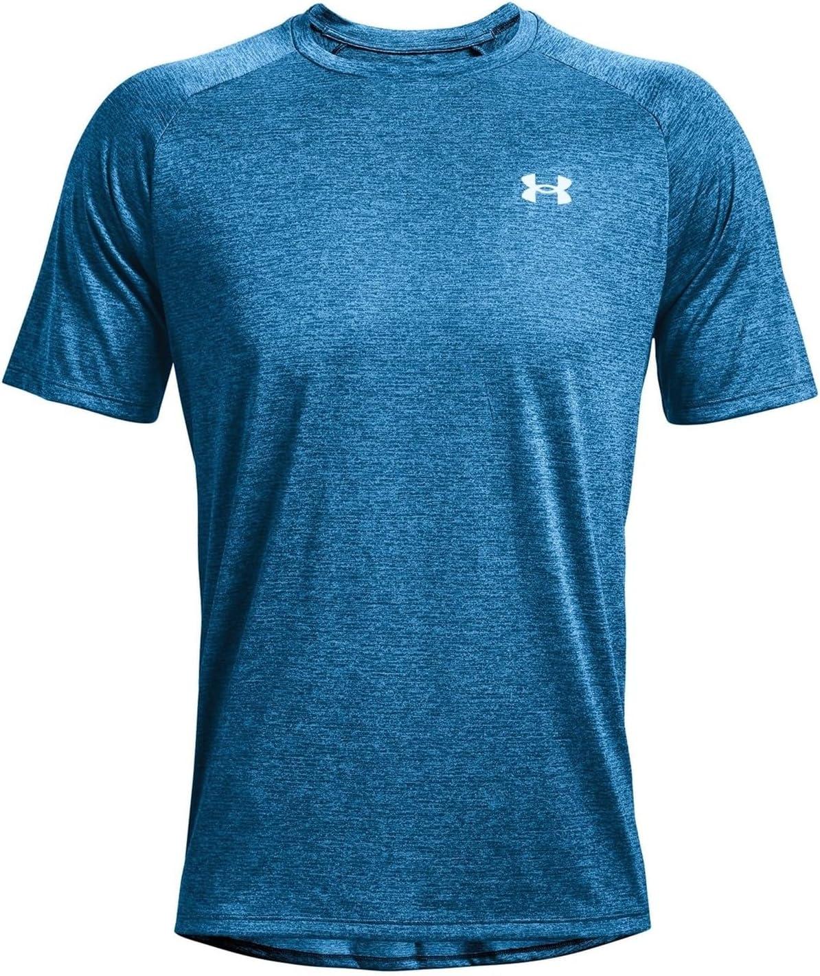 image:imageUnder Armour Mens Tech 20 ShortSleeve TshirtShirtCruise Blue 899White