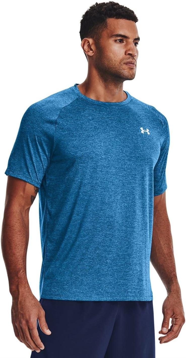 image:imageUnder Armour Mens Tech 20 ShortSleeve TshirtShirtCruise Blue 899White