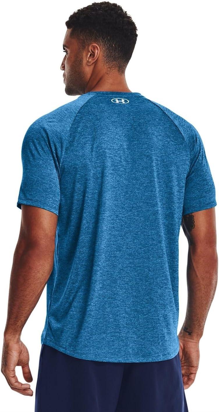 image:imageUnder Armour Mens Tech 20 ShortSleeve TshirtShirtCruise Blue 899White