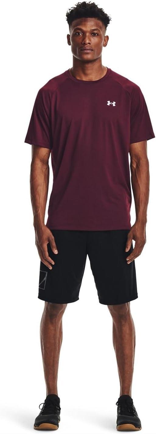 image:imageUnder Armour Mens Tech 20 ShortSleeve TshirtShirtDark Maroon 602White
