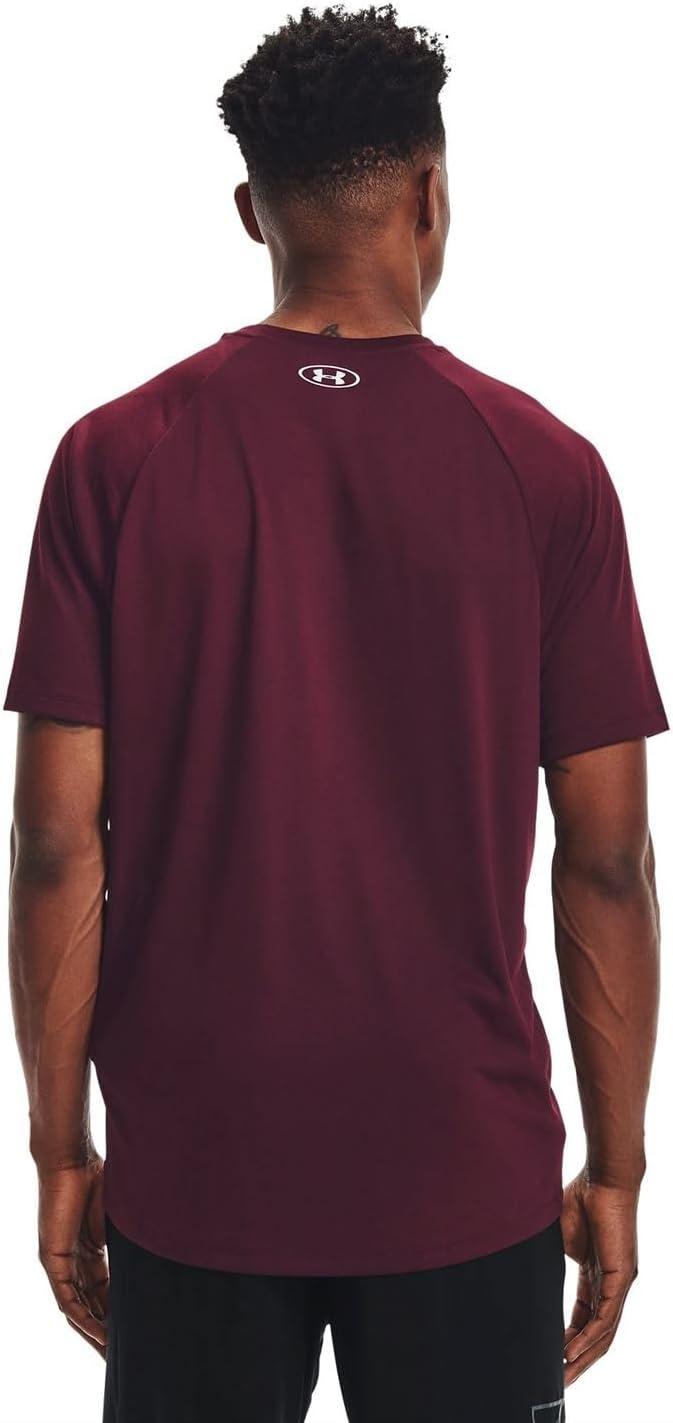 image:imageUnder Armour Mens Tech 20 ShortSleeve TshirtShirtDark Maroon 602White