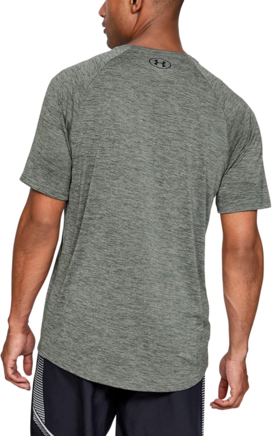 image:imageUnder Armour Mens Tech 20 ShortSleeve TshirtShirtGravity Green 388Black