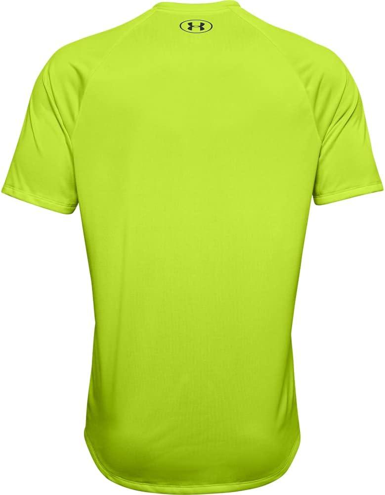 image:imageUnder Armour Mens Tech 20 ShortSleeve TshirtShirtGreen Citrine 394Black
