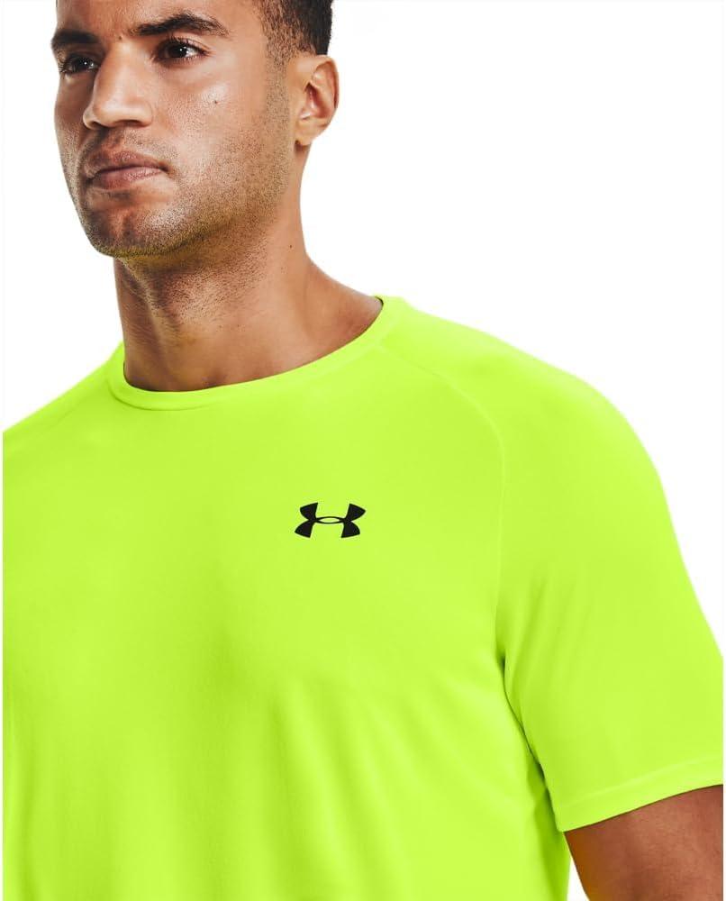 image:imageUnder Armour Mens Tech 20 ShortSleeve TshirtShirtHighvis Yellow 731Black