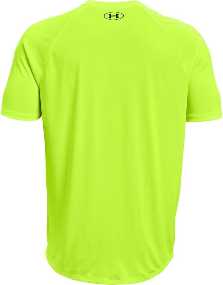 image:imageUnder Armour Mens Tech 20 ShortSleeve TshirtShirtHighvis Yellow 731Black