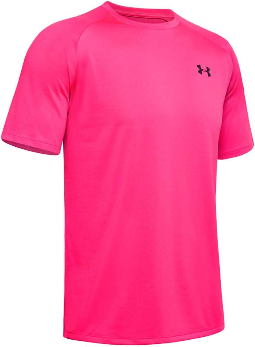 image:imageUnder Armour Mens Tech 20 ShortSleeve TshirtShirtPink Surge 687Black