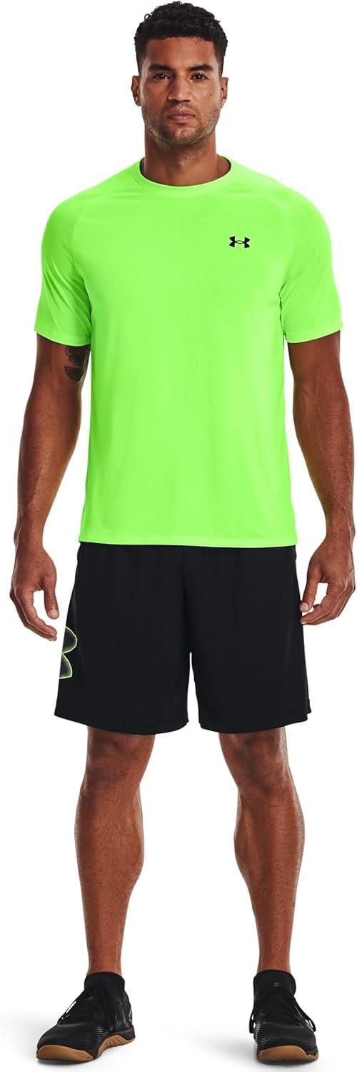 image:imageUnder Armour Mens Tech 20 ShortSleeve TshirtShirtQuirky Lime 752Black