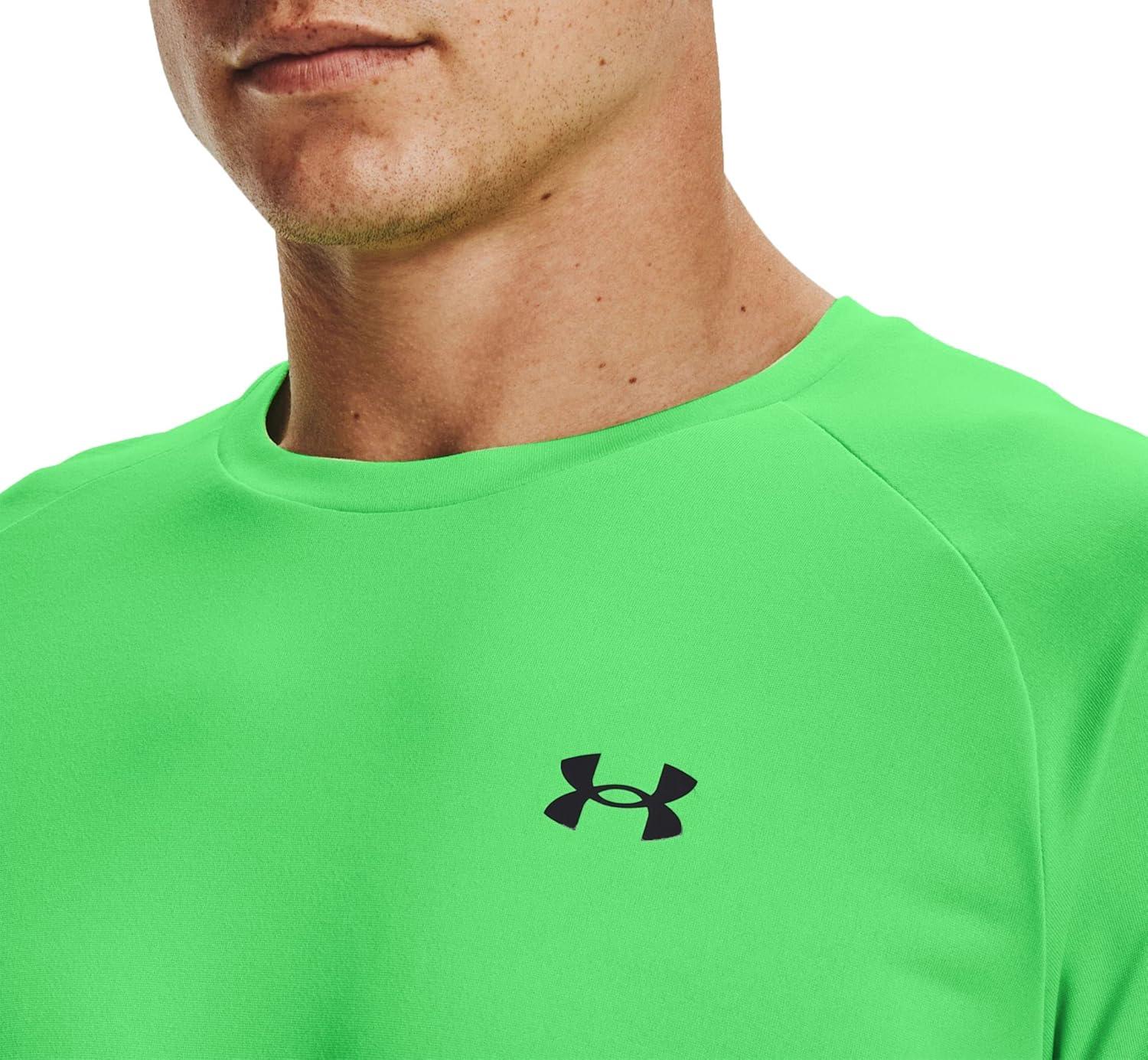 image:imageUnder Armour Mens Tech 20 ShortSleeve TshirtShirtStadium Green 341Black
