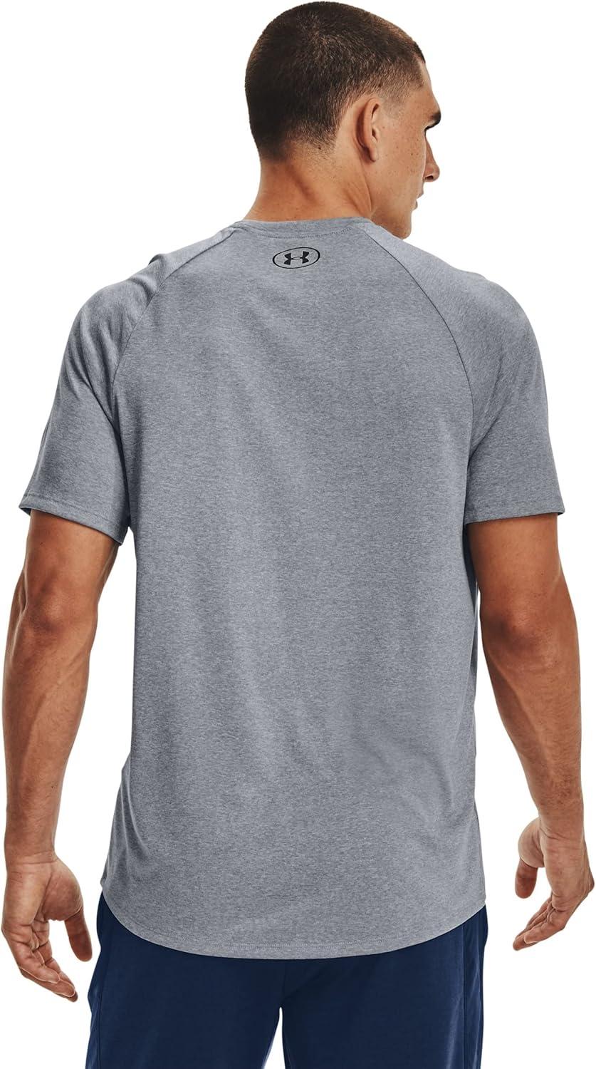 image:imageUnder Armour Mens Tech 20 ShortSleeve TshirtShirtSteel Light Heather 036Black