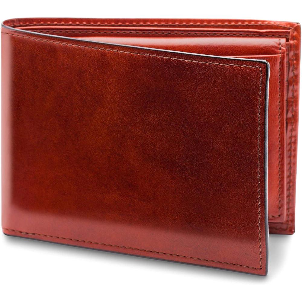 image:imageBosca Mens Leather Wallet with Removable ID Passcase Bifold Wallet for Men With 8 Card Slots Premium HandStained Leather With Gift Packaging BlackCognac