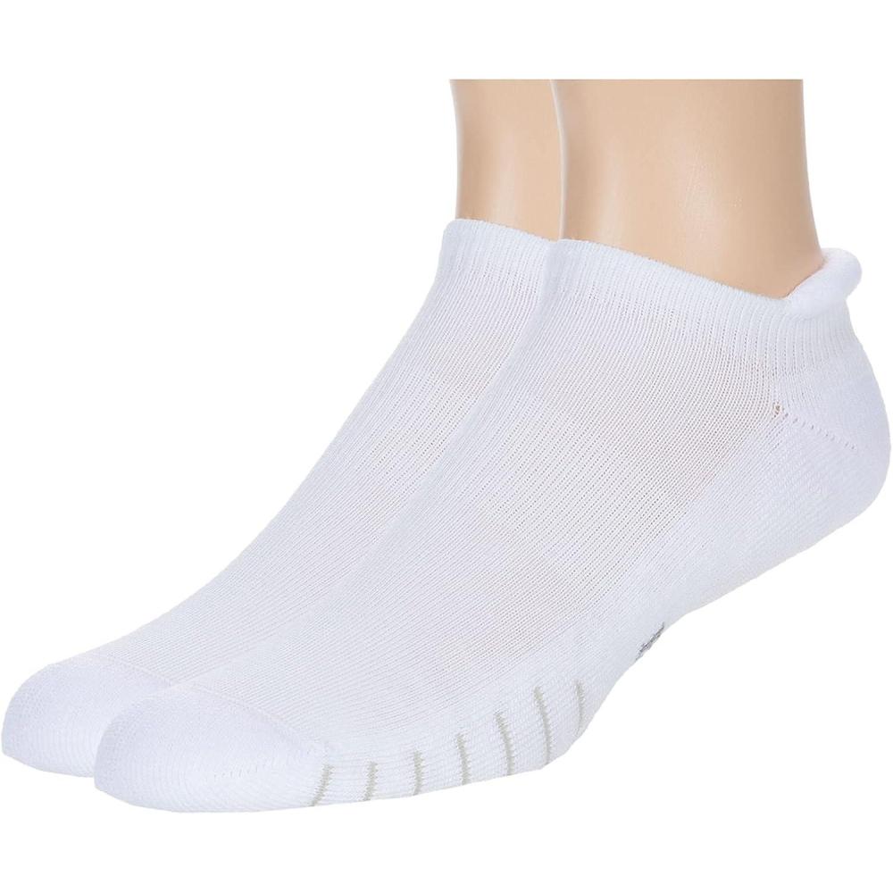 image:imageEurosock Unisex Ace Cool No Show Tab 2Pack White LG US Mens Shoe 911 Womens Shoe 1012 One Size