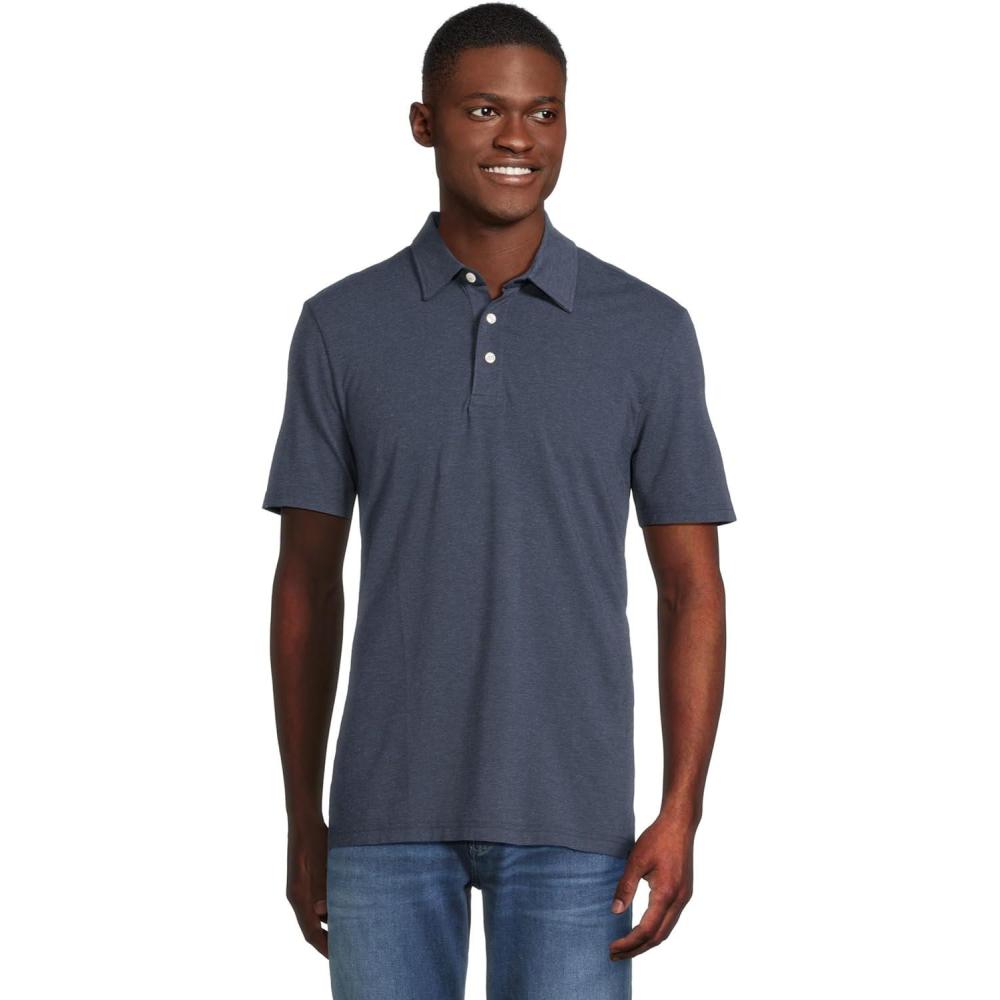 image:imageFaherty Mens Short Sleeve Movement PoloGreat Falls Heather