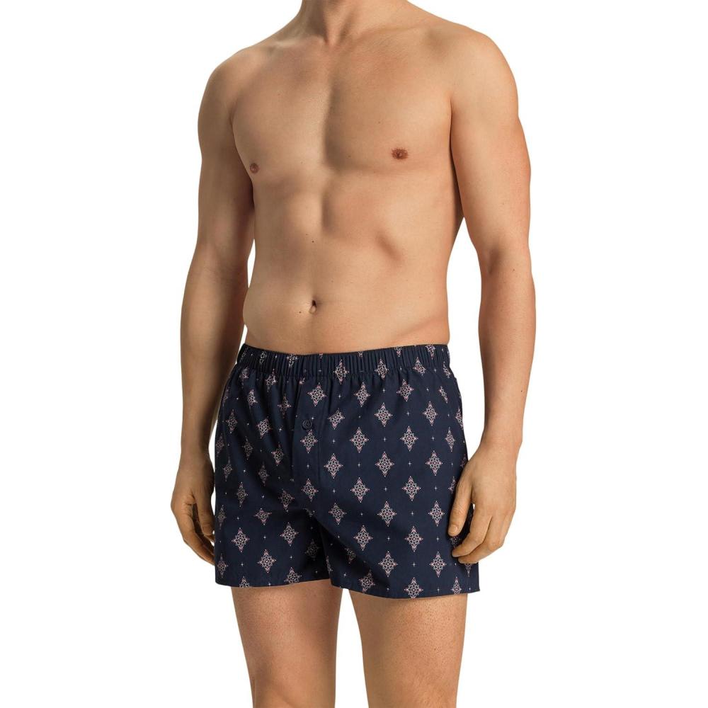 image:imageHANRO Mens Fancy Woven BoxerDotted Ornament