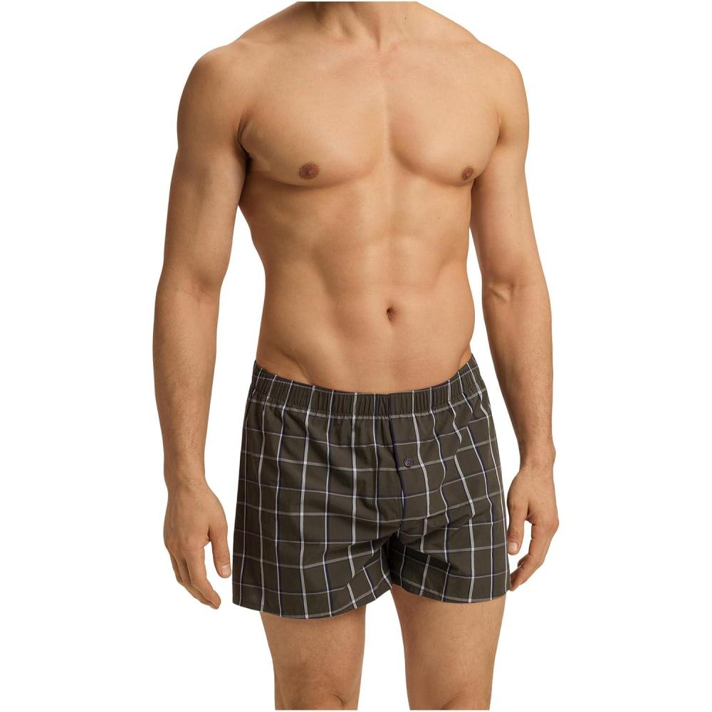 image:imageHANRO Mens Fancy Woven BoxerUbran Check